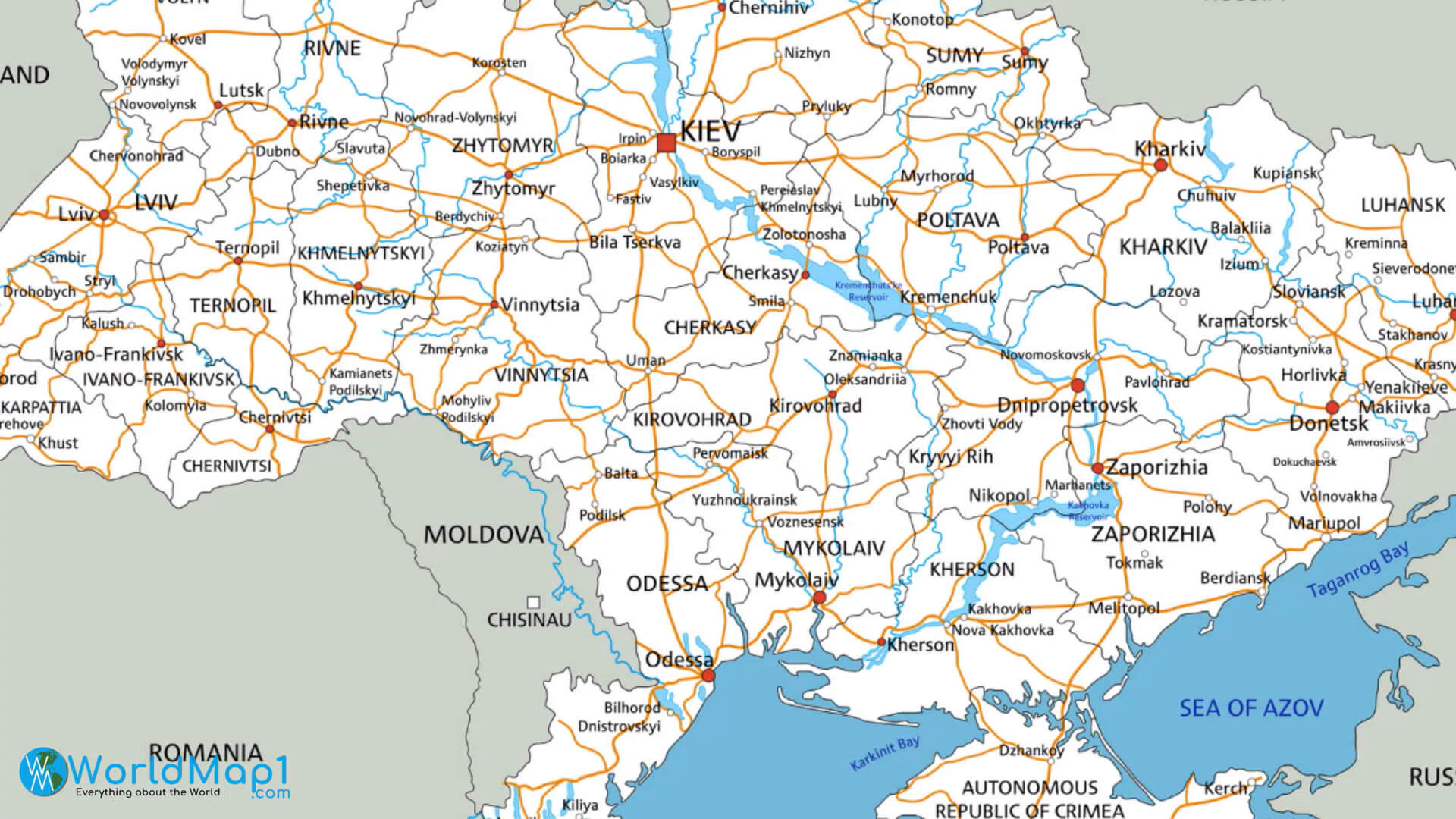 Kherson Map Ukraine